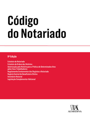cover image of Código do Notariado--9º Edição